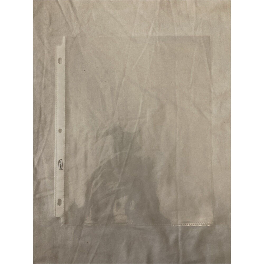 Staples Sheet Protector (For 11.5” x 8.5” Paper) | 1 Count Only